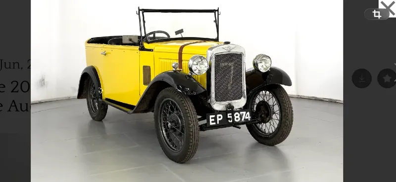 Austin 7 : modèles et fiches techniques (3/4)